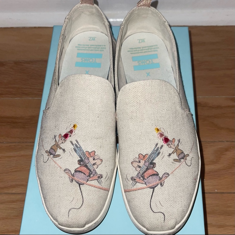 Disney x Toms Taupe Gus & Jaq